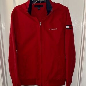 Tommy Hilfiger Men's Vibrant Red Windbreaker